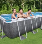 PISCINE BESTWAY POWER STEEL RECTANGULAIRE 5,49x2,74 H 1,22