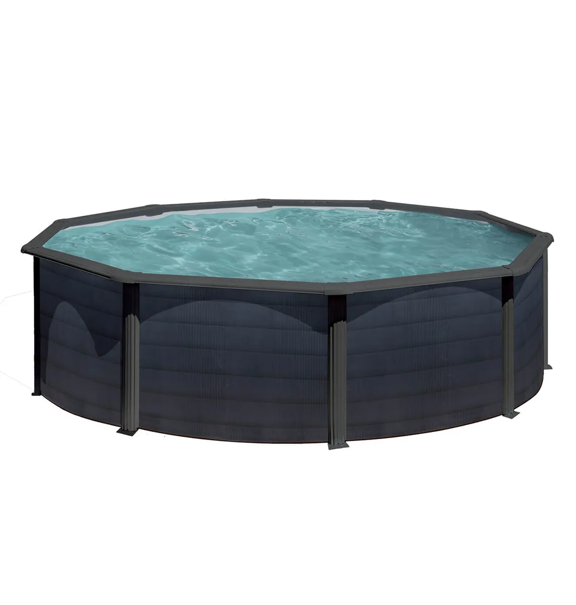 PISCINE ACIER 3,50 H 1,20 GRAPHITE BRONZE