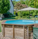 PISCINE BOIS ALASKA 3.55 H 1.16 LUXE