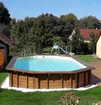 PISCINE BOIS NEBRASKA 7.11x4.00 H 1.38 LUXE