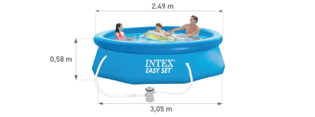 PISCINE INTEX EASY SET 3,05x0,76