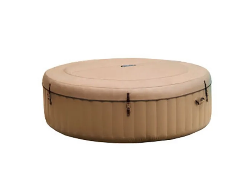 COUVERTURE DE PROTECTION SPA GONFLABLE INTEX ROND 6 PLACES BEIGE 12107