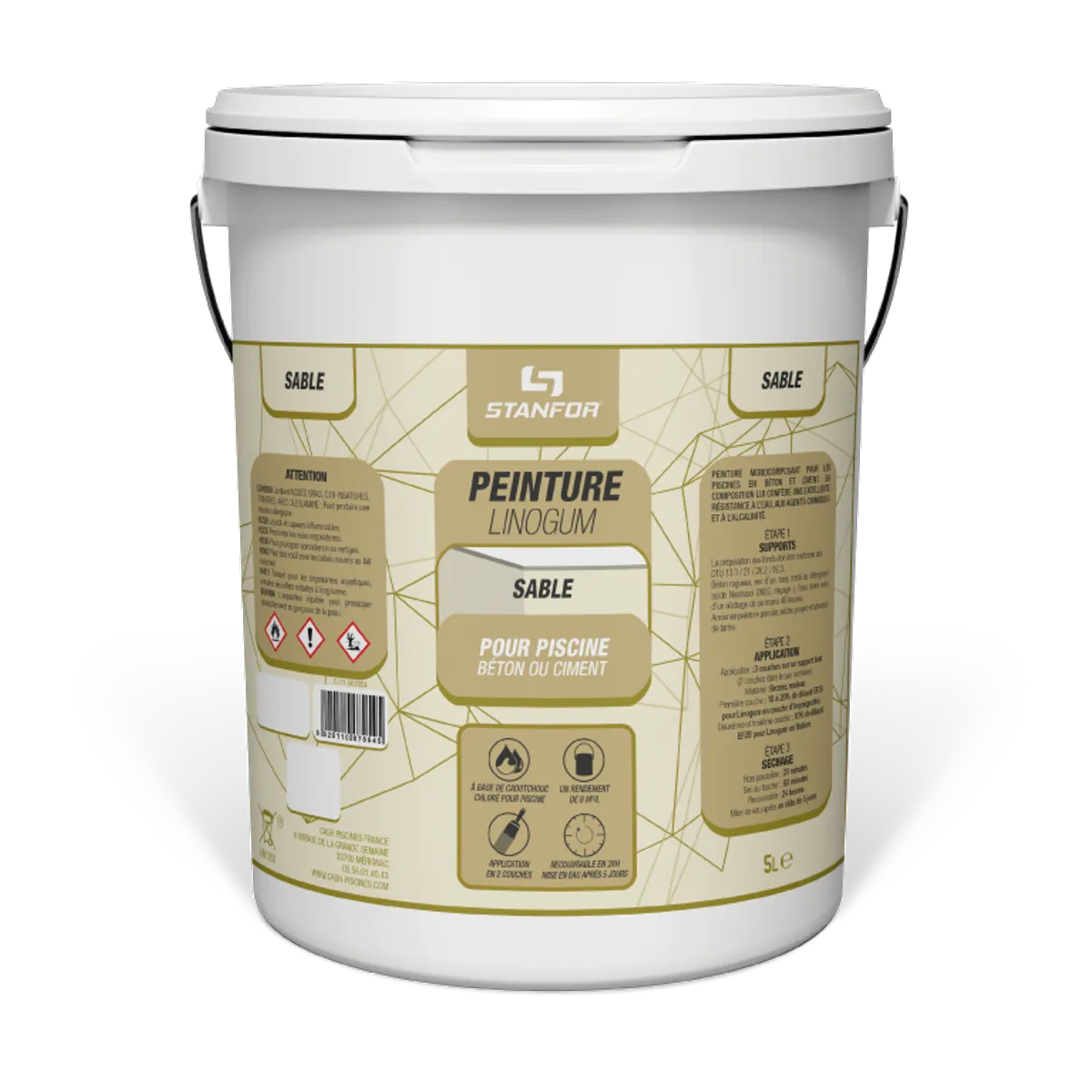 PEINTURE LINOGUM SABLE 5L