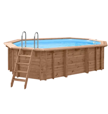 PISCINE BOIS MICHIGAN SPR 4.98x2.98 H 1.17 LUXE