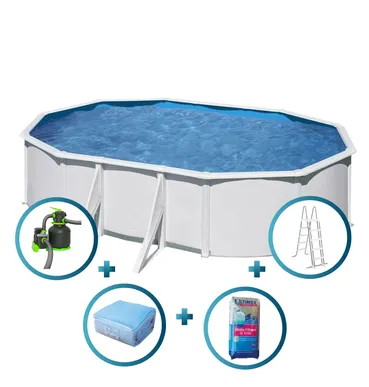 PISCINE ACIER 5,00x3,00 H 1,20 GOLD