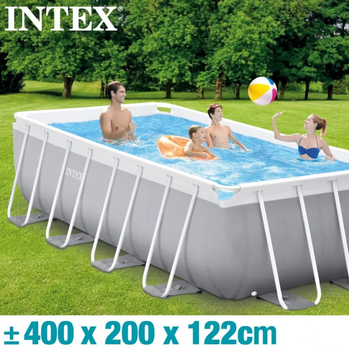 PISCINE INTEX PRISM FRAME RECT. 4,00x2,00 H 1,22