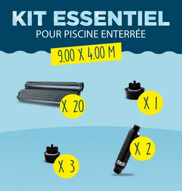 KIT HIVERNAGE ESSENTIEL PISCINE ENTERREE 9,00x4,00