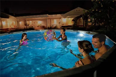 SPOT PISCINE HORS SOL MAGNETIQUE LED BLANCHE